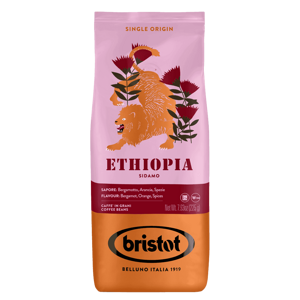 Káva Bristot Ethiopia Sidamo 225G Zrnková