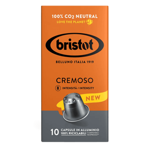 Káva Bristot Nespresso Cremoso 55G Kapsule 10Ks Aluminiove