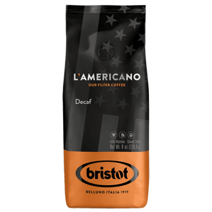 Káva Bristot L´americano Decaf 226,8G Mleta