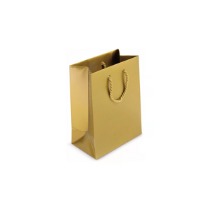 Darčeková taška - stredná, zlatá