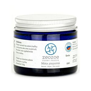 ZeoZoe Zubný prášok Mätový 30g