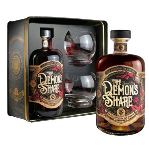 The Demon's Share Rum 12 Y.O. Glass Set