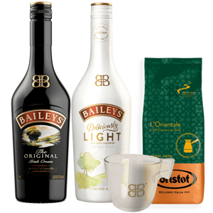 Baileys 0,7L A Baileys Light 0,7L + Káva Bristot 200G A Pohár Ako Darček