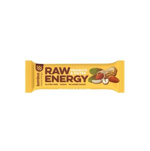 Bombus Raw Energy tyčinka arašidy a ďatle 50g