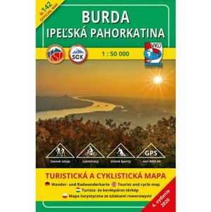 Burda - Ipeľská pahorkatina 142 Turistická mapa 1:50 000