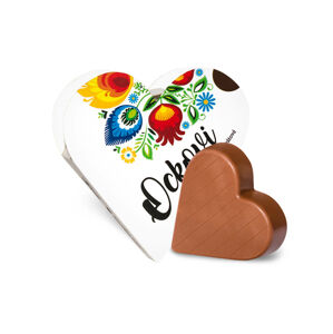 Chocolate Patrik Čokoládové srdce biele horké - Ockovi