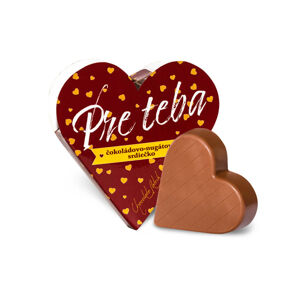 Chocolate Patrik Čokoládové srdce bordové horké - Pre teba