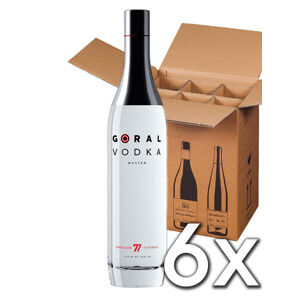 Goral MASTER Vodka 40% 0,7L | 6ks v kartóne