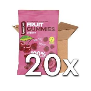 Bombus Fruit Gummies ovocné kúsky - čerešňa 35g | 20ks v kartóne