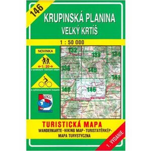 Krupinská planina 146 Turistická mapa 1:50 000