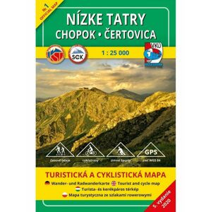 Nízke Tatry - Chopok, Čertovica 1 Turistická mapa 1:25 000