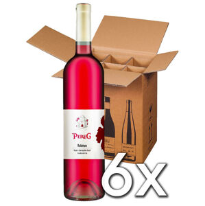 Rubinus - ríbezľové víno Pereg 0,75l | 6ks v kartóne