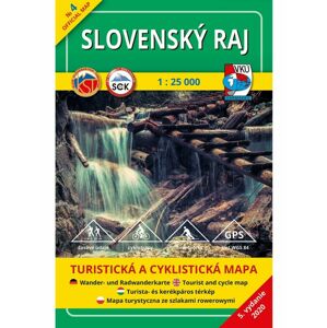 Slovenský raj 4 Turistická mapa 1:25 000