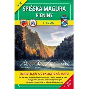 Spišská Magura - Pieniny 103 Turistická mapa 1:50 000