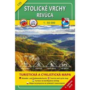 Stolické vrchy - Revúca 135 Turistická mapa 1:50 000