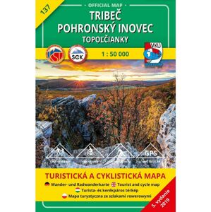 Tribeč - Pohronský Inovec - Topoľčianky 137 Turistická mapa 1:50 000
