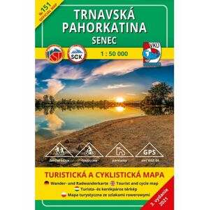 Trnavská pahorkatina - Senec 151 Turistická mapa 1:50 000