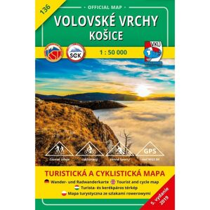 Volovské vrchy - Košice 136 Turistická mapa 1:50 000