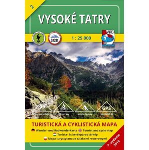 Vysoké Tatry 2 Turistická mapa 1:25 000