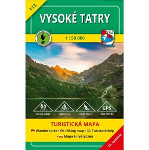 Vysoké Tatry 113 Turistická mapa 1:50 000